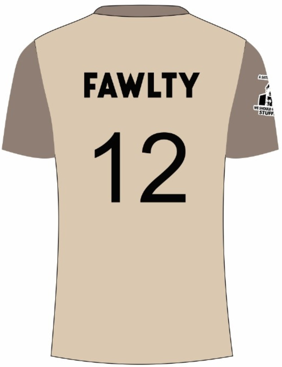 Fawlty towers inspired football shirt