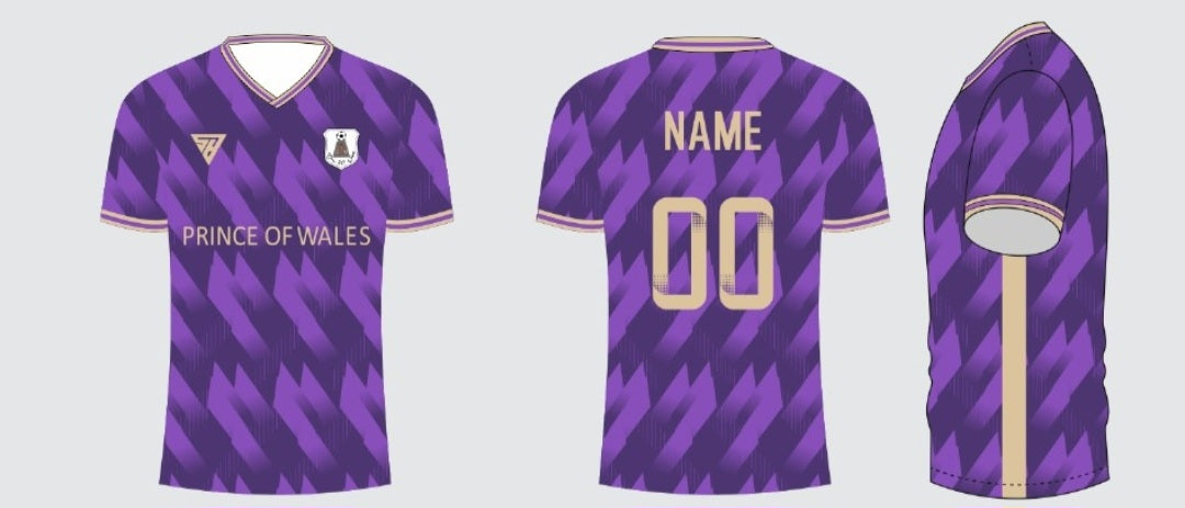 Overweight FC Purple Match Shirt Only